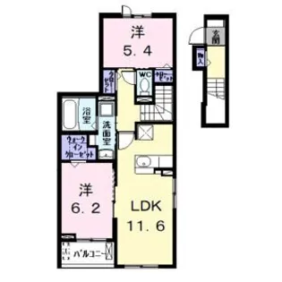 ファミール本郷【2階】の間取り