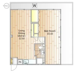 自由が丘ロイヤルハイツ【4階】の間取り