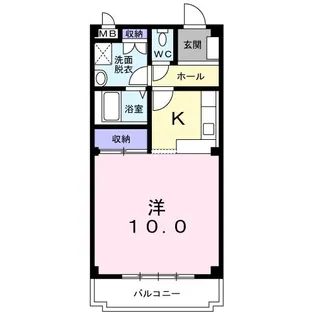 サンヴェール小山【2階】の間取り