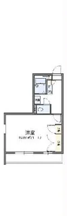 レオパレス田子の浜【2階】の間取り