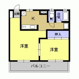 ザ・バレコン【5階】の間取り