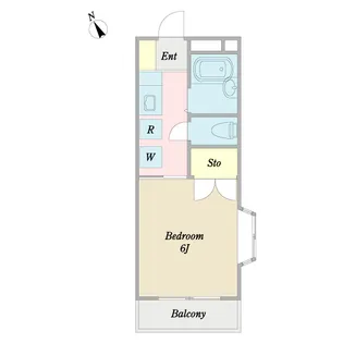 エバーグリーン【2階】の間取り