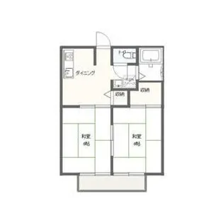 グリーンコーポ【2階】の間取り