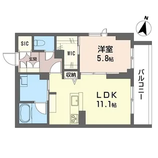 モハ セレーノ【1階】の間取り