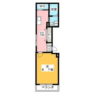COMFORT十日市場【3階】の間取り