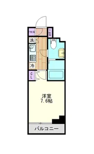 Humanハイム北浦和駅前【8階】の間取り