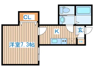 J+中倉A【1階】の間取り