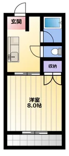 キャッスル御前谷【2階】の間取り