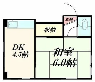 アサノ荘【2階】の間取り