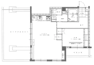 四谷グリーンマンション【4階】の間取り