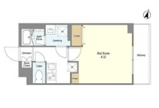 テラスミーレ文京弥生【1階】の間取り