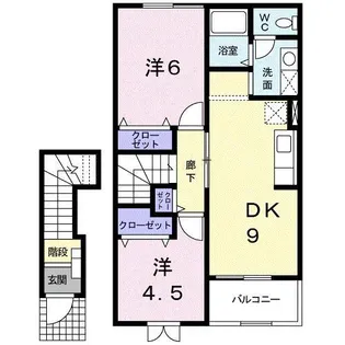 ヴィラ・ドリーム【2階】の間取り