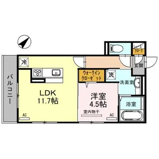 VALENTIA【3階】の間取り