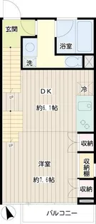 FLEG自由が丘【2階】の間取り