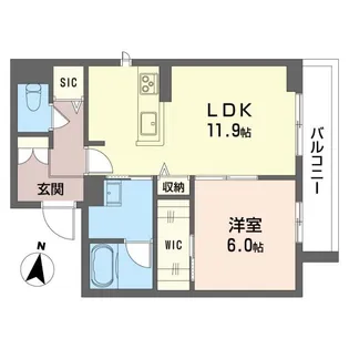 リッツ・リン【2階】の間取り