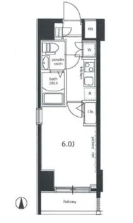 AXAS新宿中落合【7階】の間取り