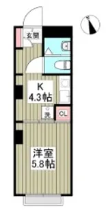 チェリーヒル 多摩【2階】の間取り