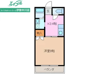 第二メゾン山本【2階】の間取り