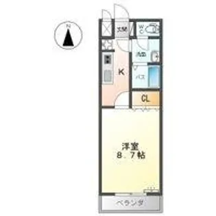 ルミエール【1階】の間取り