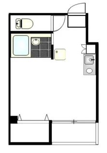 ベルクレール拾伍番館【5階】の間取り