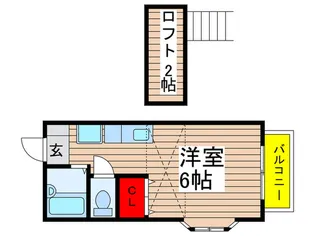 メゾンサクマ【2階】の間取り