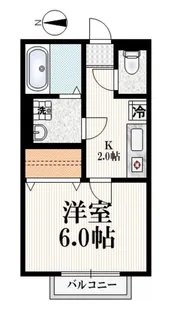 ガーデニアM【2階】の間取り