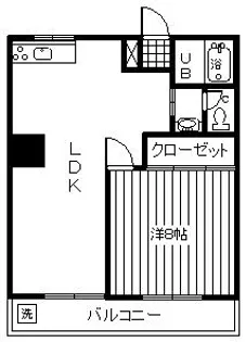 三栄ハイツ【3階】の間取り