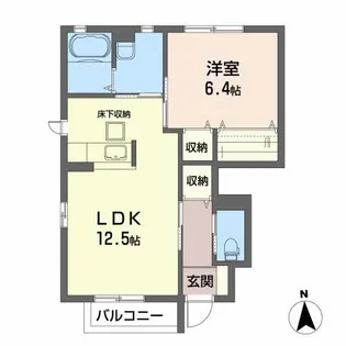 シャッフレI【1階】の間取り