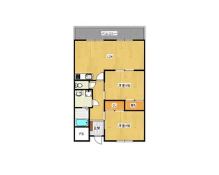 プリンスはまなす【3階】の間取り