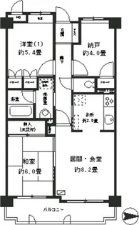 パークヒルズ横浜星川【3階】の間取り