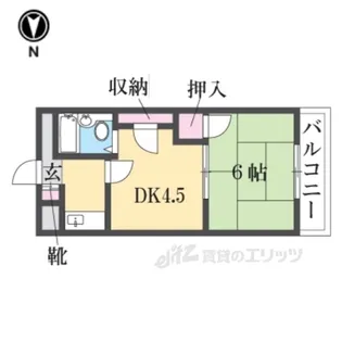 マンションプレザント【9階】の間取り