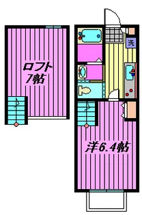 Duo Court上青木II【2階】の間取り