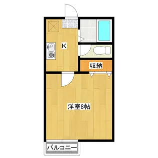 小岩モールハイツ【1階】の間取り