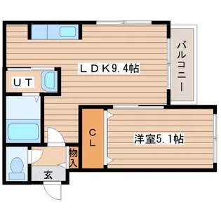 Villa手稲駅前【4階】の間取り