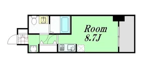 エスリード梅田北【9階】の間取り