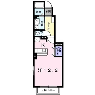 グレイスフルハウス【1階】の間取り