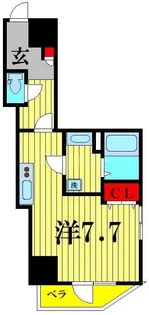ライジングプレイス亀戸【2階】の間取り