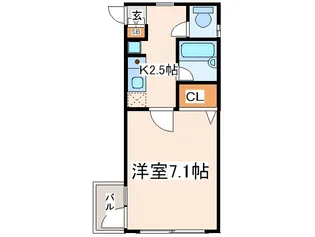 シェ・アン【1階】の間取り