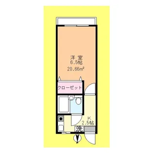 ファインコーポ山崎【1階】の間取り