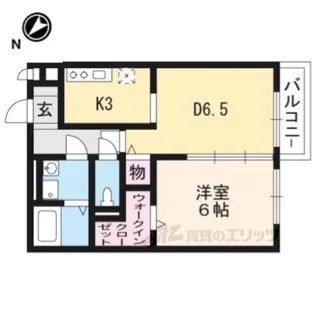 リビングタウン瀬田B棟【1階】の間取り