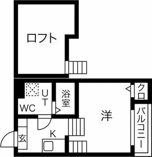 OMレジデンス本陣鳥居通【1階】の間取り