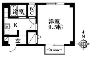 イシイフォーチュン【2階】の間取り