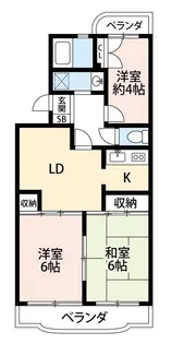 パールメゾン鏑木【3階】の間取り