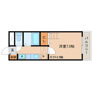 ロイヤルヒルズ富沢II【3階】の間取り