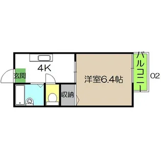 アメニティ土居 A【2階】の間取り