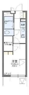 レオパレスミシマ【3階】の間取り