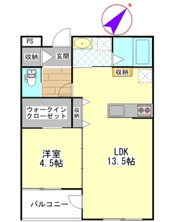 エンプレスツリーハウス【2階】の間取り