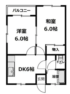 シャトレー鈴木【2階】の間取り