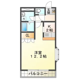 グロリアス・M【1階】の間取り
