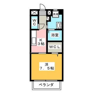 サープラス双葉【2階】の間取り